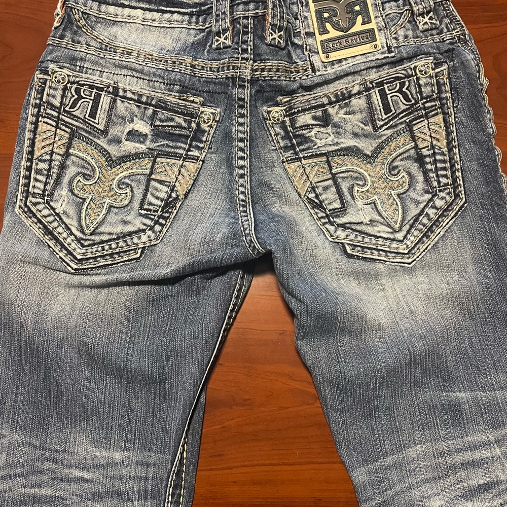 ROCK REVIVAL jeans, “ELLIJAH”, SZ: 32 X 34